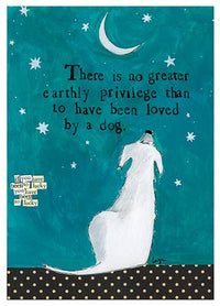Calypso Cards sympathy card titled Loved By A Dog featuring thoughtful design for pet loss comfort.