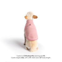 Gooby Everyday Fleece Vest shown in a supplementary product view highlighting fit and fabric texture.