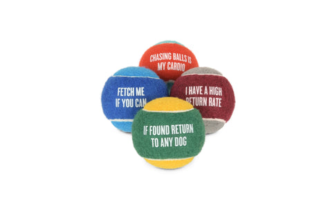 P.L.A.Y. | Tennis Ball 4 Pack