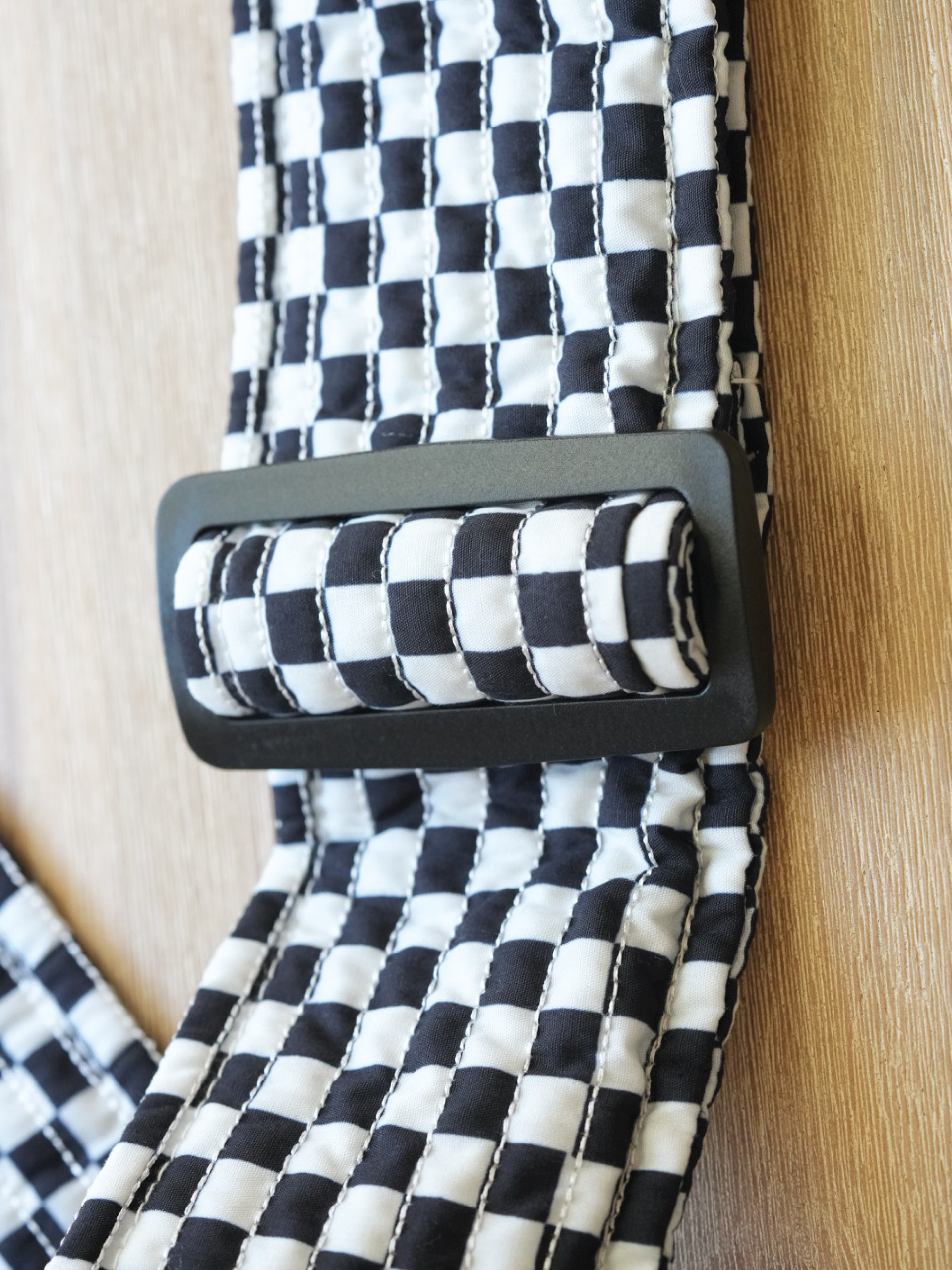 Pet Sling | Black & White Check