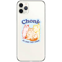 Juju and Moxie Chonk sticker shown in lifestyle context or alternative angle highlighting waterproof vinyl construction.
