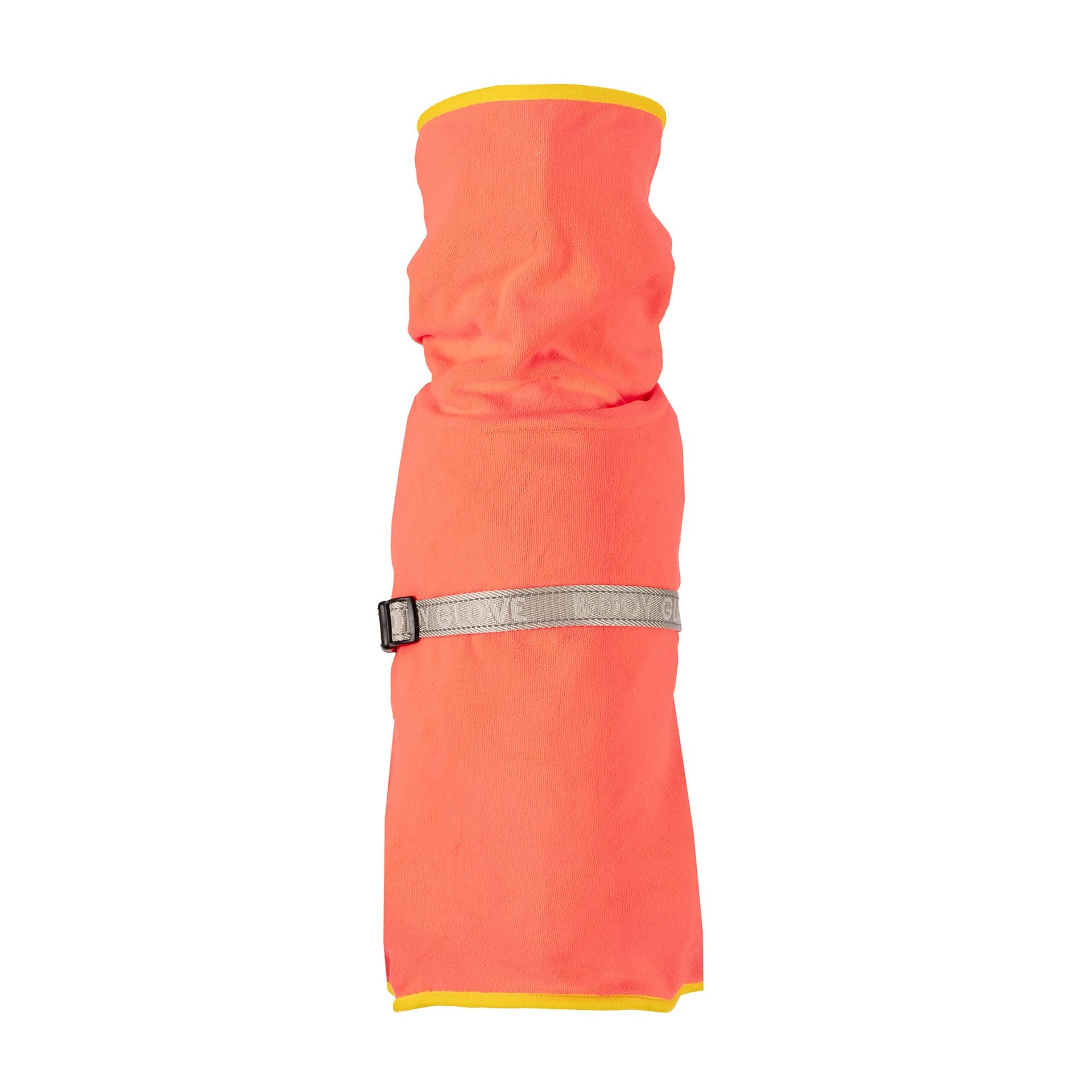 Carolina Pet Company Body Glove Towel Robe displayed showing full garment drape and absorbent fabric texture.