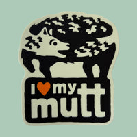 Sticker | I Love My Mutt