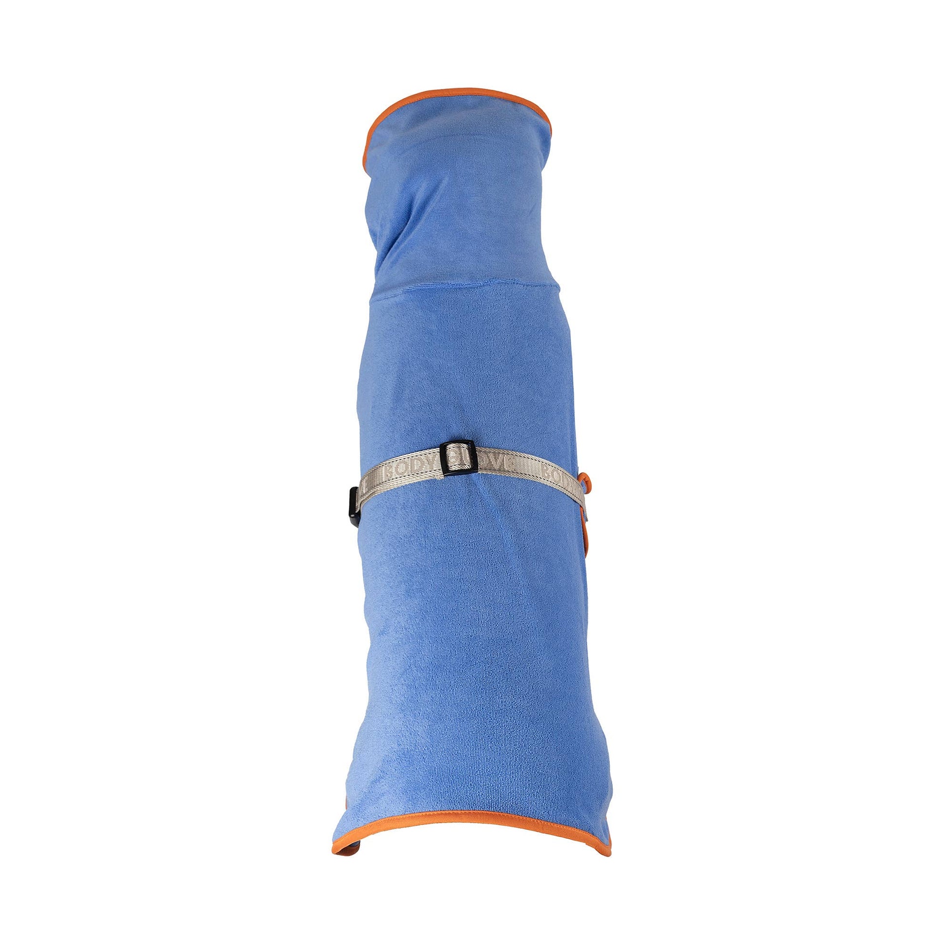 Carolina Pet Company Body Glove Towel Robe shown from an alternate angle highlighting absorbent fabric texture.