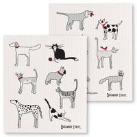 Dogs & Cats Swedish Dishcloths