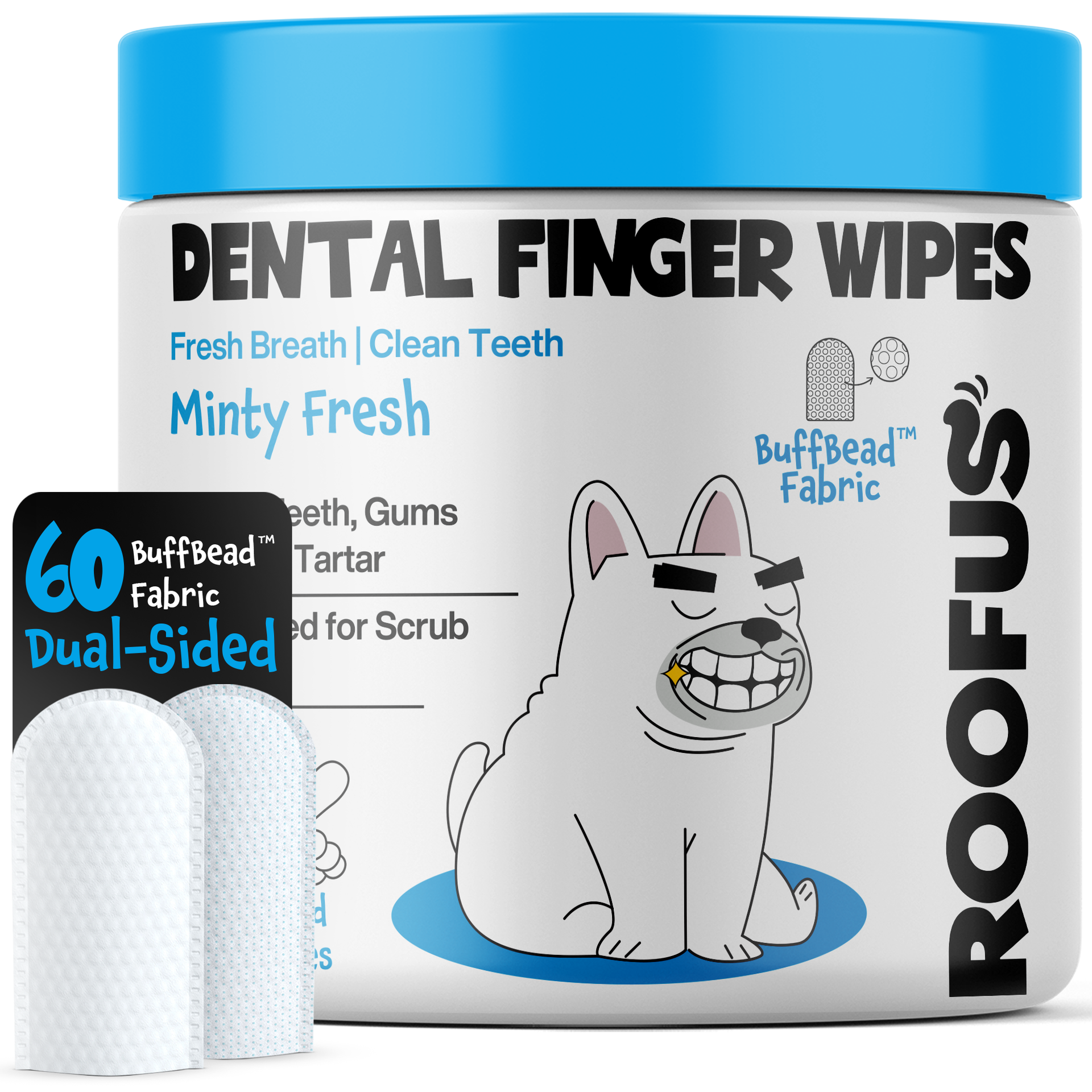 Roofus | Dental Wipes | 60ct