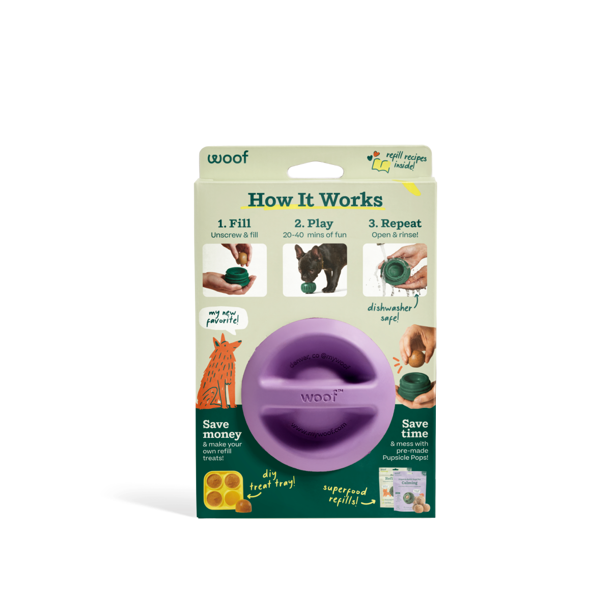 Woof | The Pupsicle | Lavender
