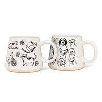 Oversized Mug with Dogs