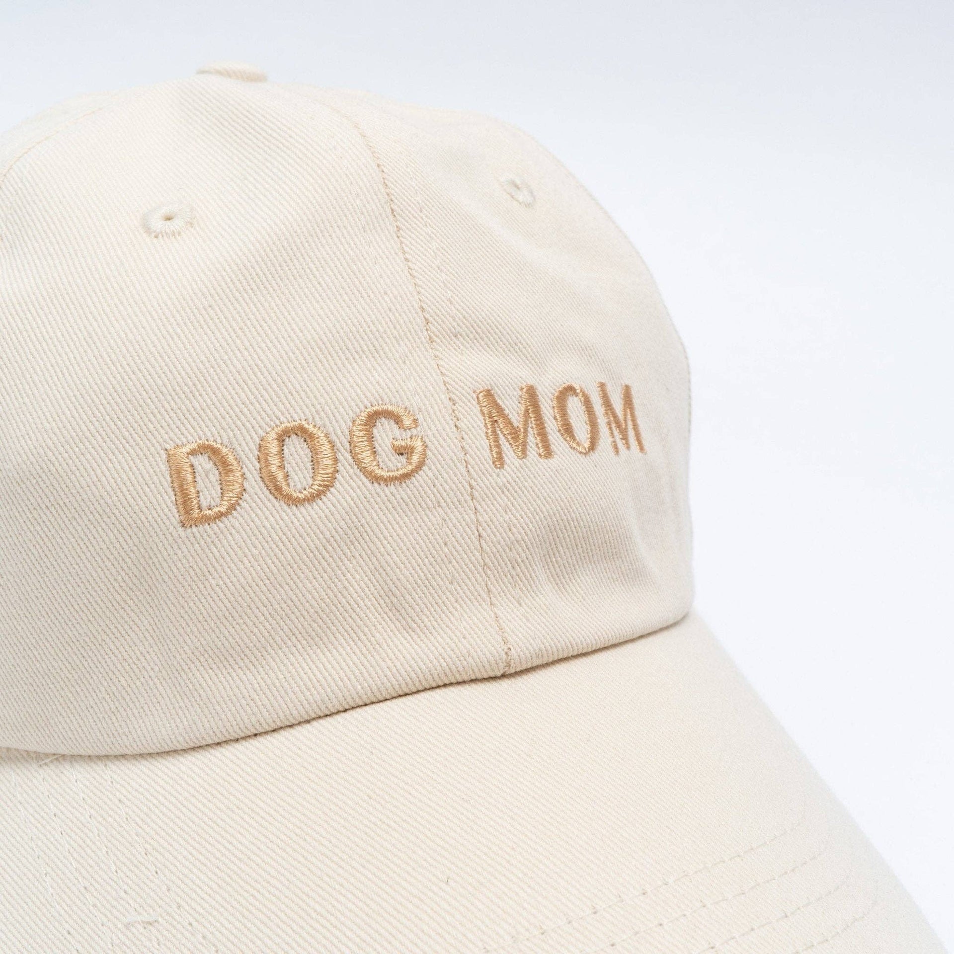 Lucy & Co. | Hat | Ivory Dog Mom