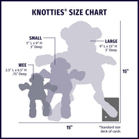 HuggleGroup Bitsy Bunny Knottie toy displayed with packaging or multiple angles showing complete product details.