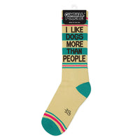 I Like Dogs More Than People Crew Socks