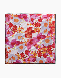 Geometry Pup Florals Dog Towel in 30x30 inch size featuring colorful floral pattern on absorbent fabric.