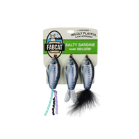 Salty Sardines 3-Pack Cat Toy