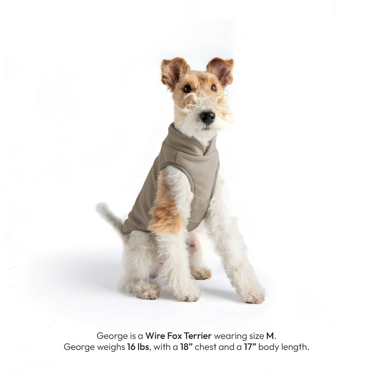Gooby Everyday Fleece Vest shown in a supplementary view highlighting additional product details and styling.