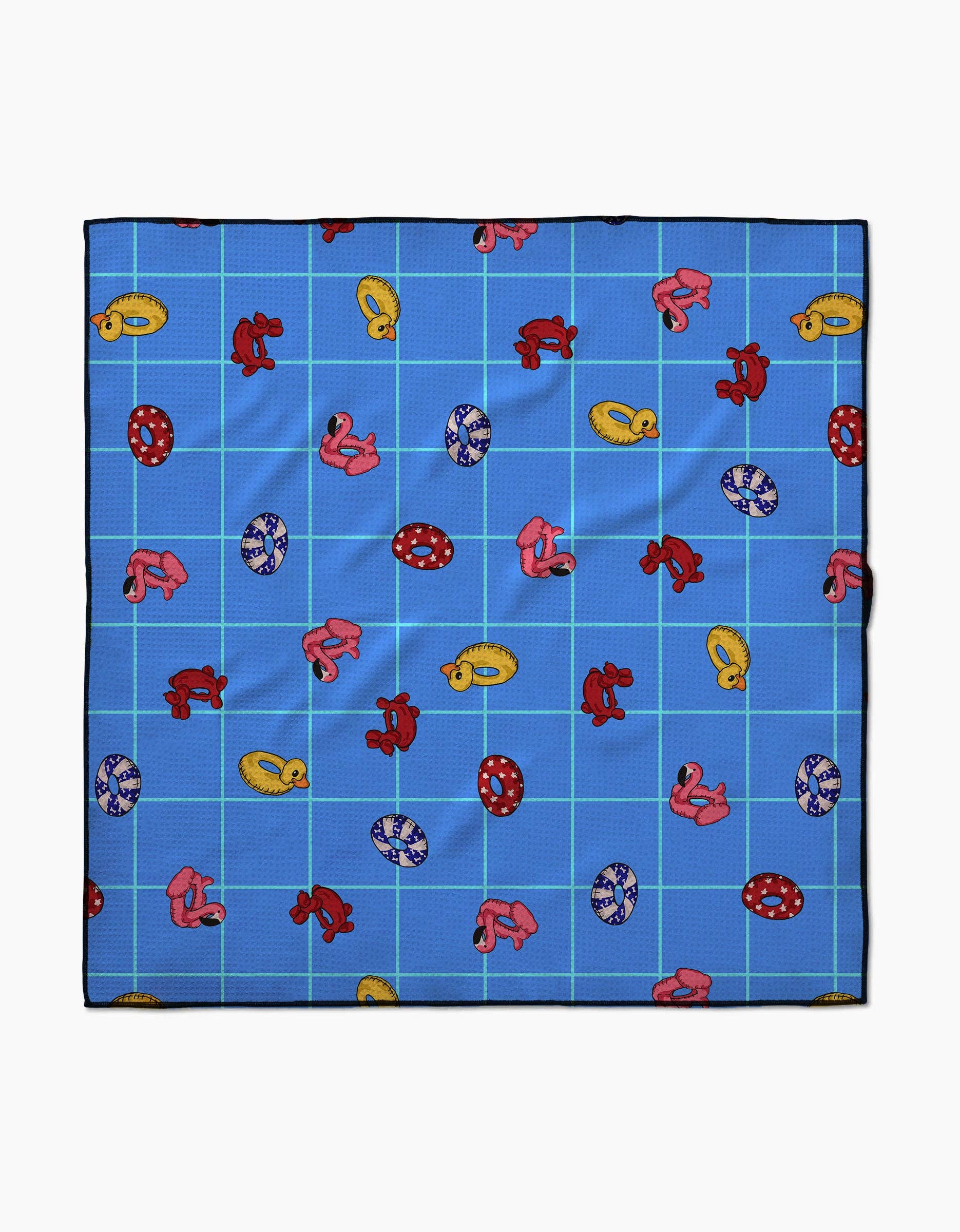 Summer Floaties Dog Towel