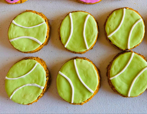 Small Tennis Ball Cookie
