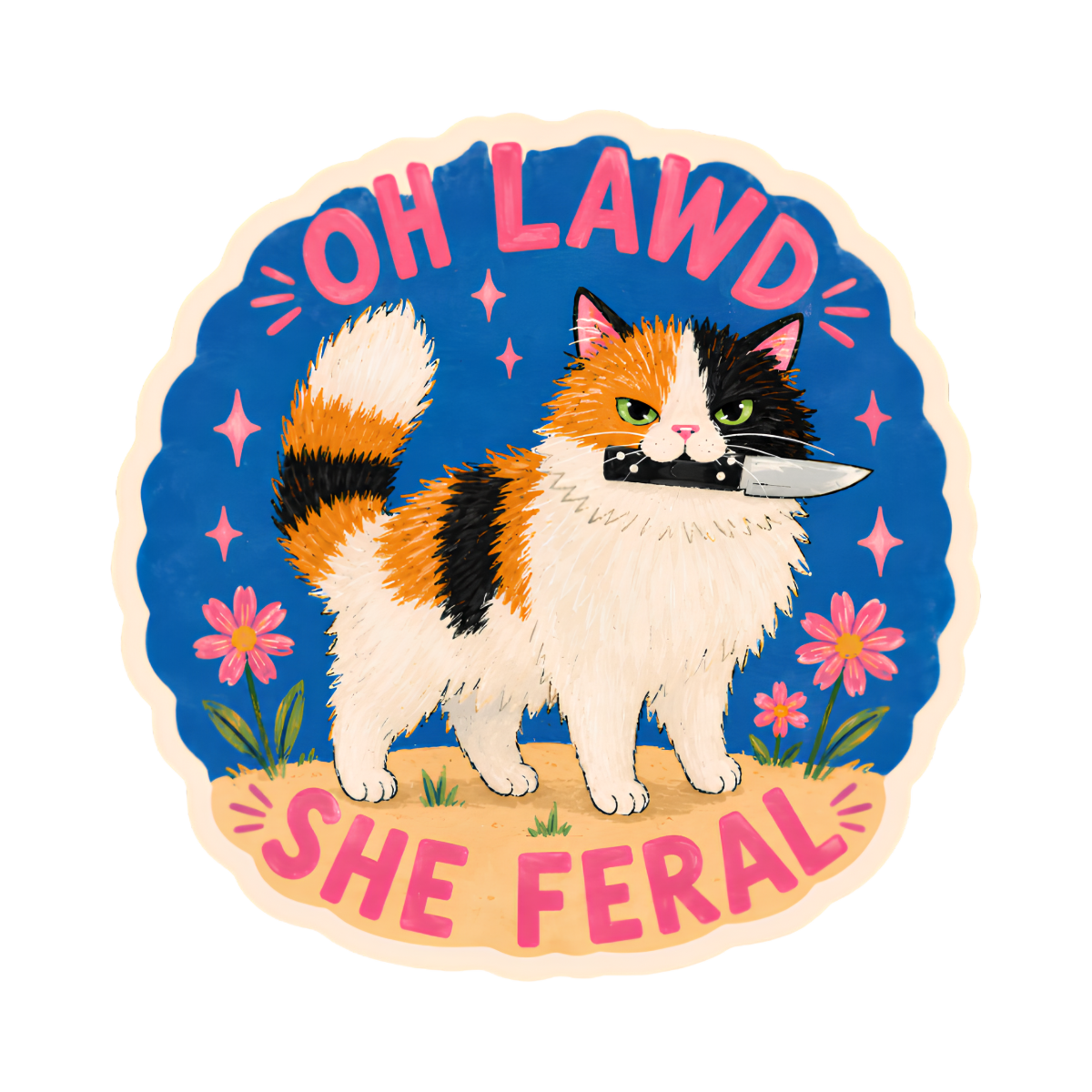 Sticker | Oh Lawd She Feral