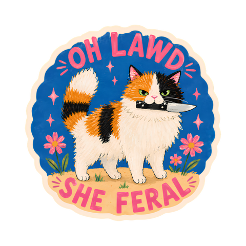 Sticker | Oh Lawd She Feral
