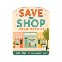Sticker | Save the Shop Around the Corner