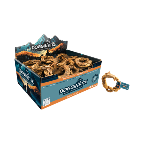 Dogginstix | Braided Lamb Collagen Ring