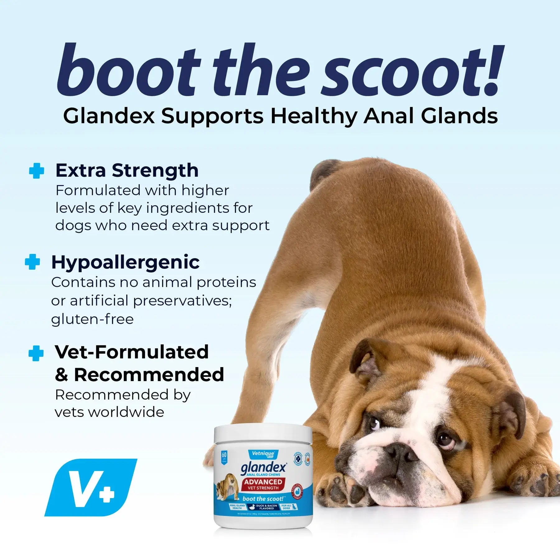 Glandex | Vet Strength | Duck & Bacon Soft Chew 30ct
