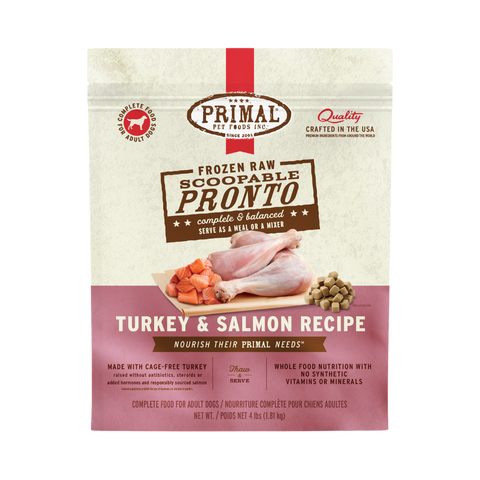 Primal | Pronto | Turkey & Salmon 4lb