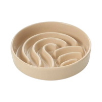 Pehom Wave slow feeder dog bowl featuring a textured wave-patterned surface to promote healthy eating.