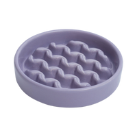 Pehom Macaroni slow feeder bowl featuring a textured maze pattern designed to promote healthy eating habits.