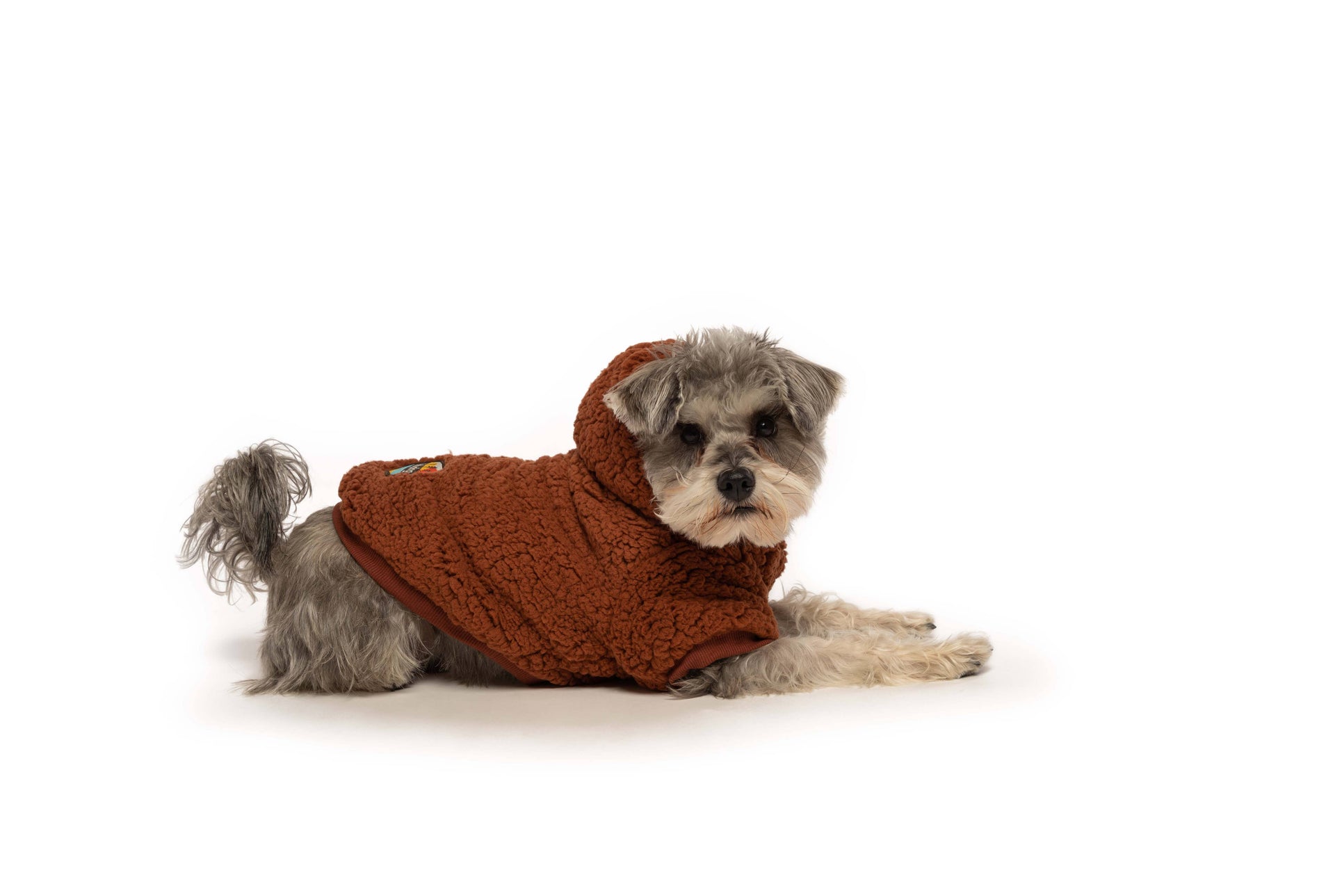 Rust Sherpa Dog Hoodie
