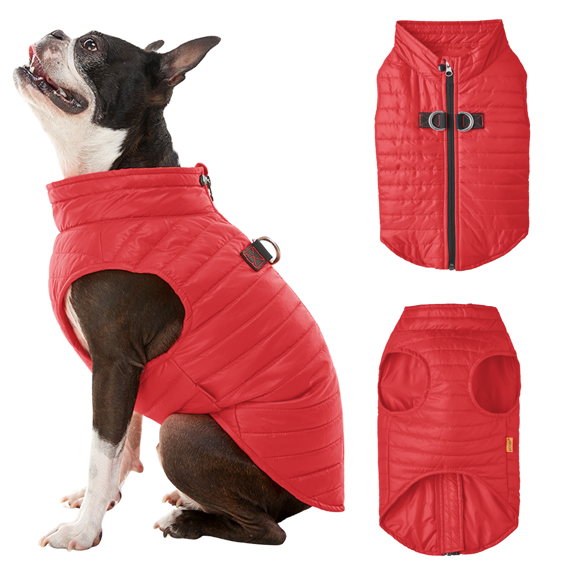 Gooby | Puffer Vest | Red