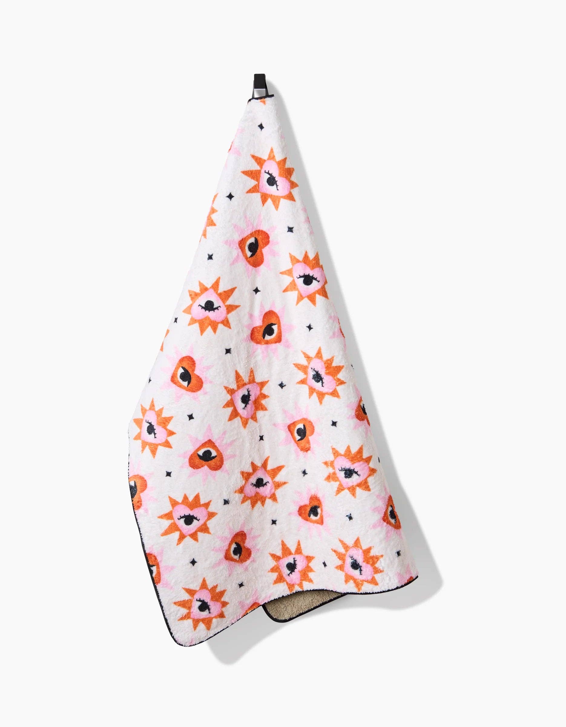 Geometry Cupids Eye Plush Towel detail showing the engineered weave texture and fabric construction quality.