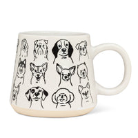 Oversized Mug with Dogs
