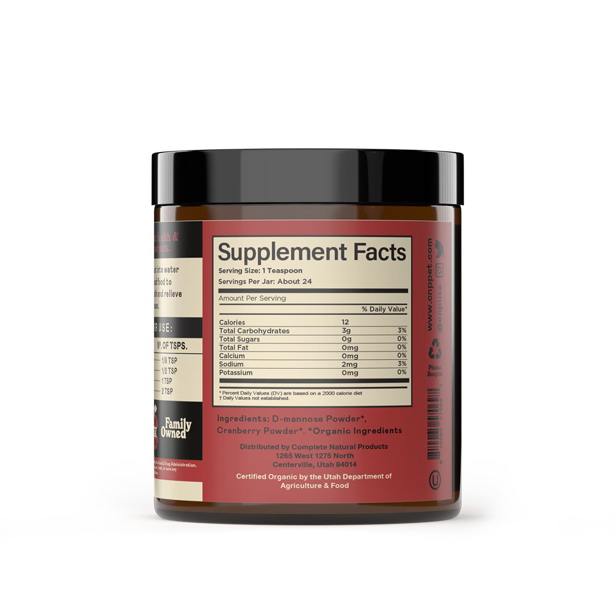 Organic D-Mannose & Cranberry Powder