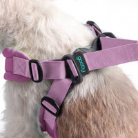 Gooby Escape Free Harness in a soft pastel color shown from a detailed product angle.
