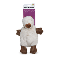 X-Brace Clover Capybara dog toy showing detailed stitching and reinforced seam construction for durability.