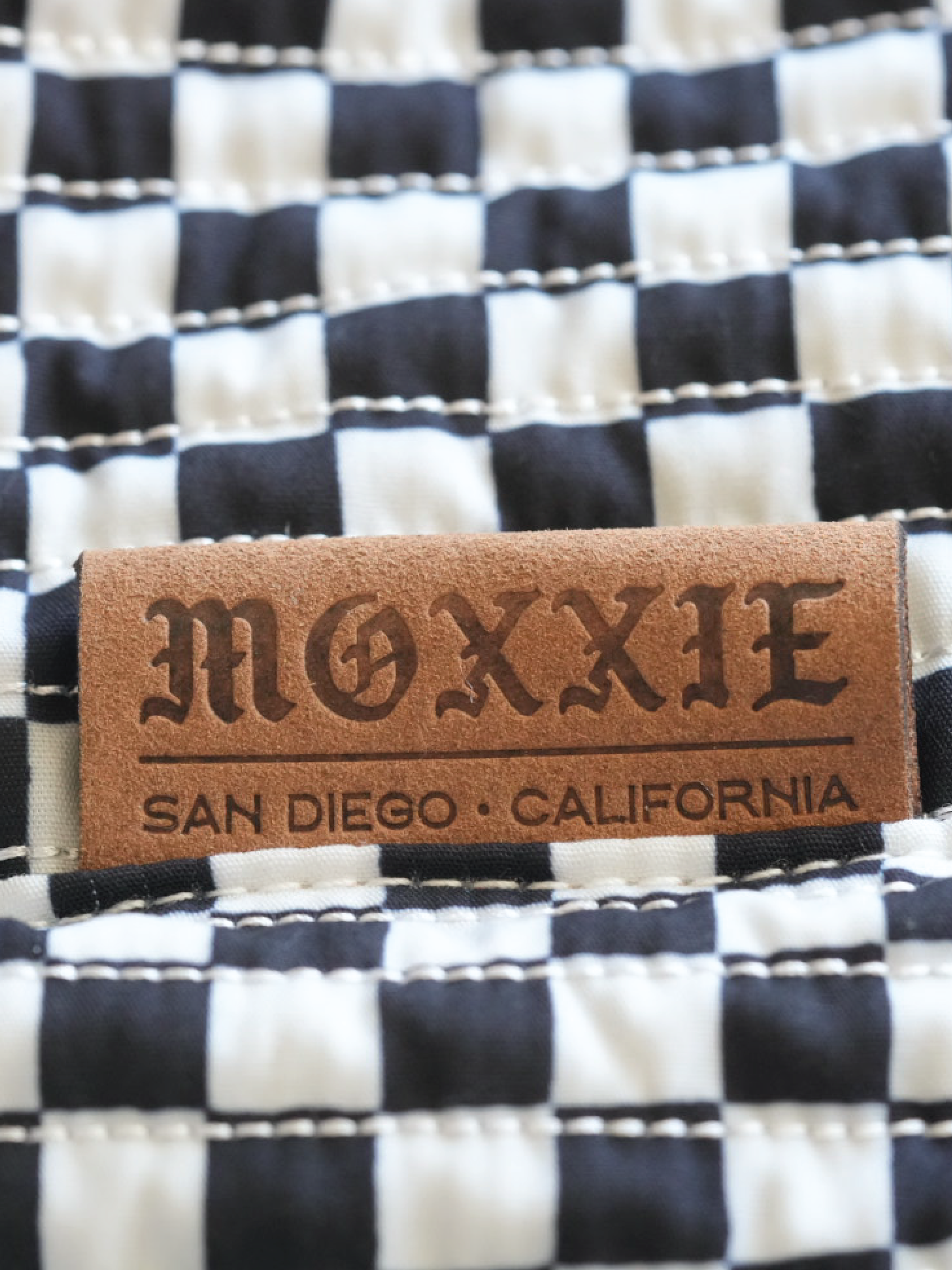 Pet Sling | Black & White Check