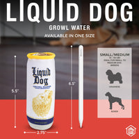 Chomp Haus Liquid Dog Growl Water Toy displayed in lifestyle setting showing scale and play context.
