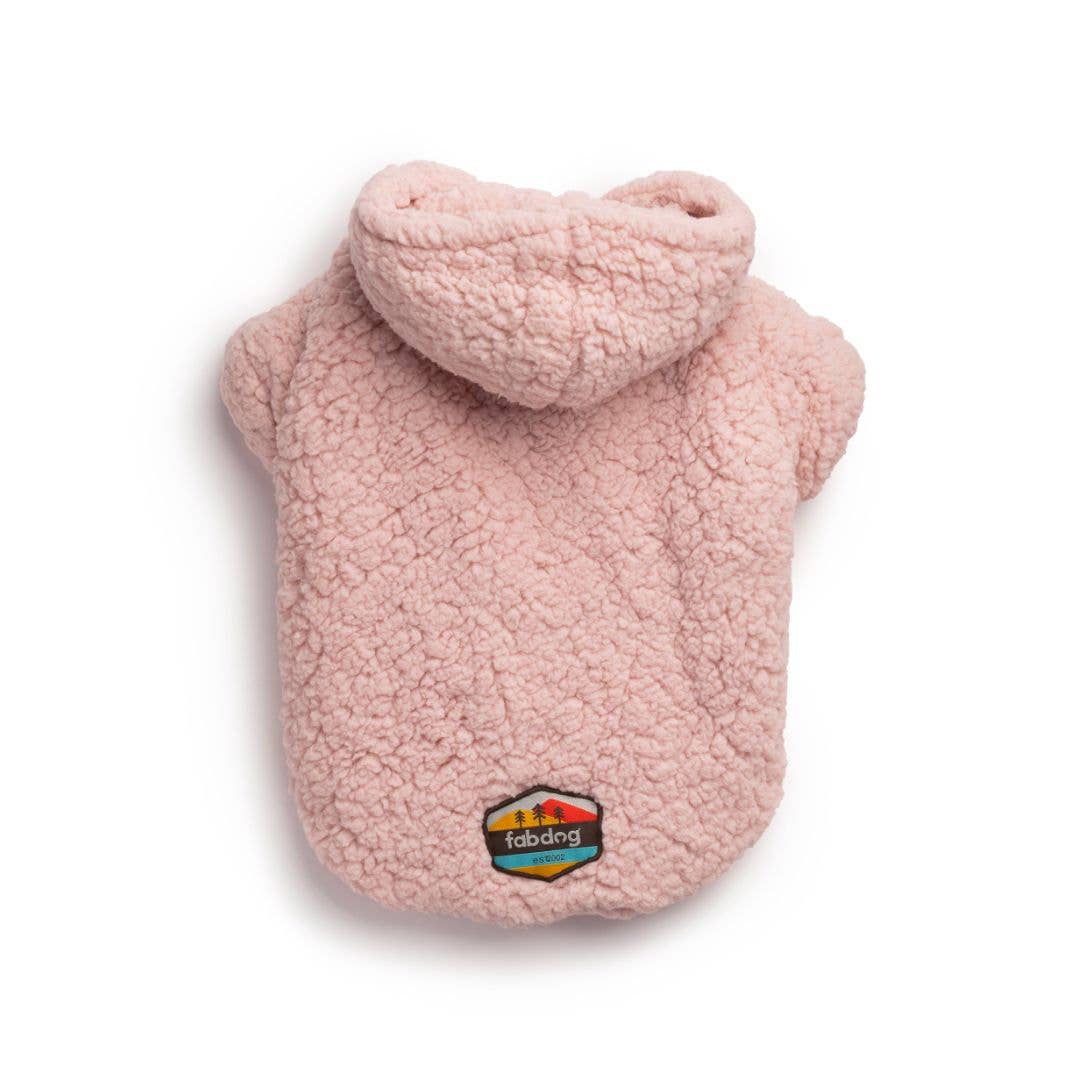 Blush Pink Sherpa Hoodie