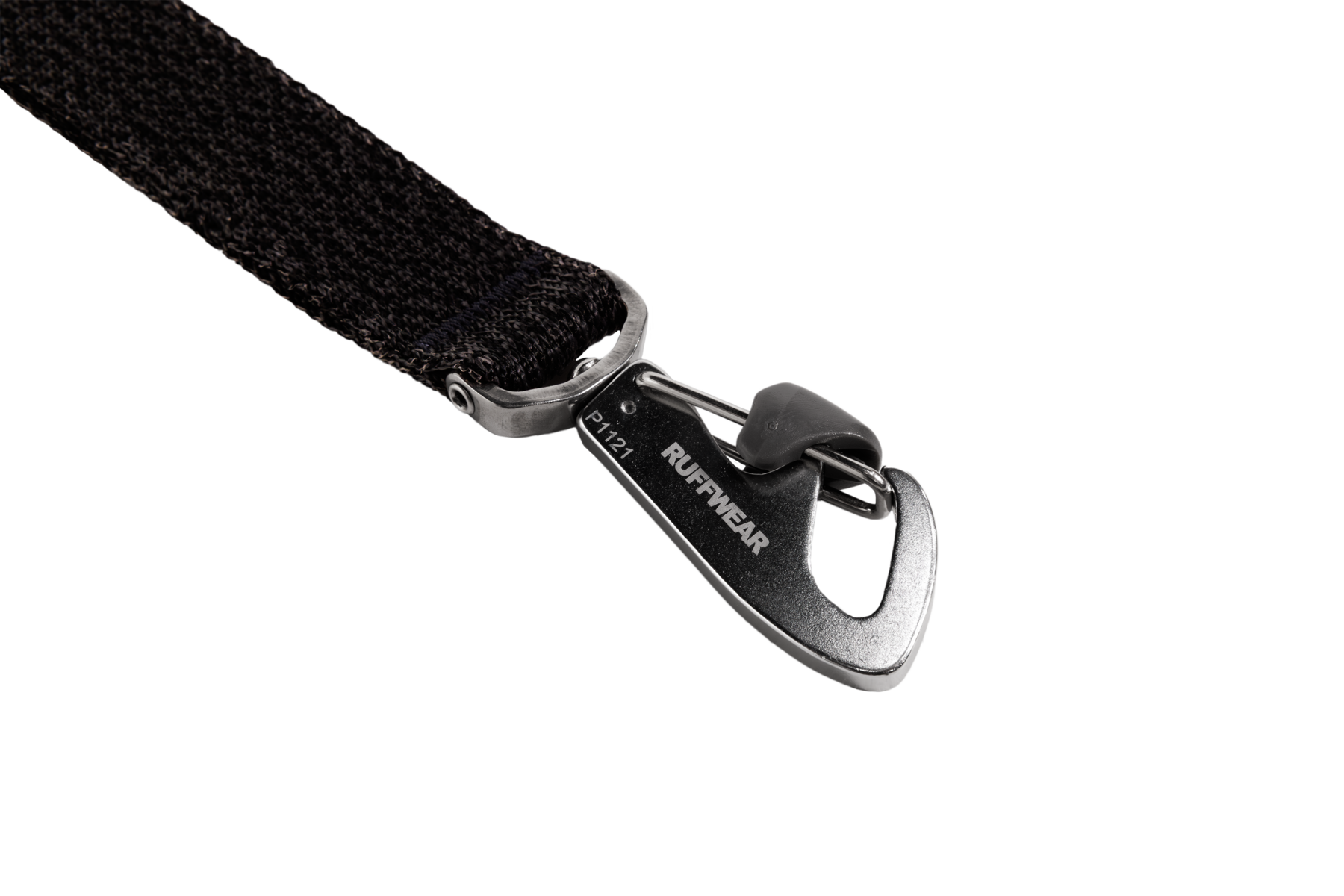 Ruffwear Front Range Flex Leash shown in use during outdoor walking or detail of engineered knit construction technology.