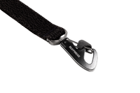 Ruffwear Front Range Flex Leash shown in use during outdoor walking or detail of engineered knit construction technology.