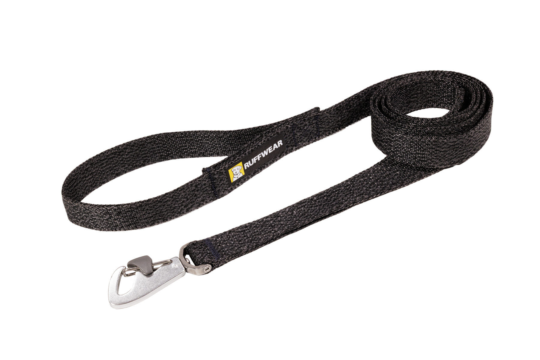 Ruffwear Front Range Flex Leash detail showing engineered knit construction and flexible material technology closeup