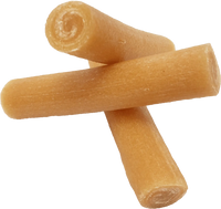 Close-up detail of Himalayan Dog Chew Yaky Yum Chicken treat packaging highlighting key ingredients and features.