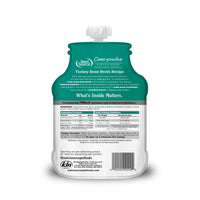 NutriSource Come-Pooch-A Turkey wet dog food packaging showing a detail view of ingredients or nutritional information.