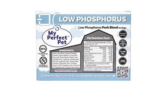 My Perfect Pet Low Phosphorous Pork 3.5lb