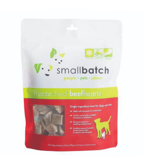 Small Batch | Freeze-Dried Hearts | Beef