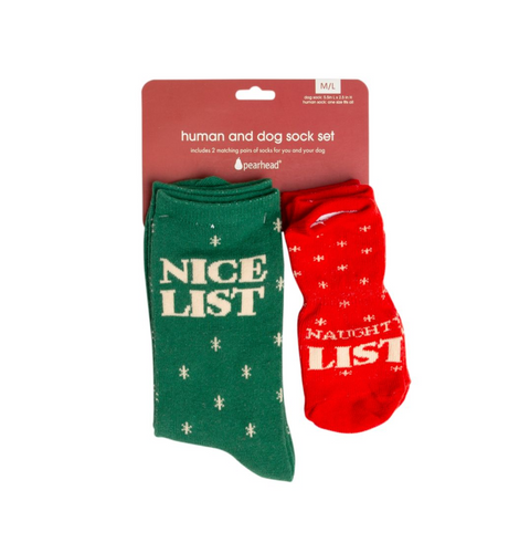 Pearhead | Naughty & Nice Sock Set