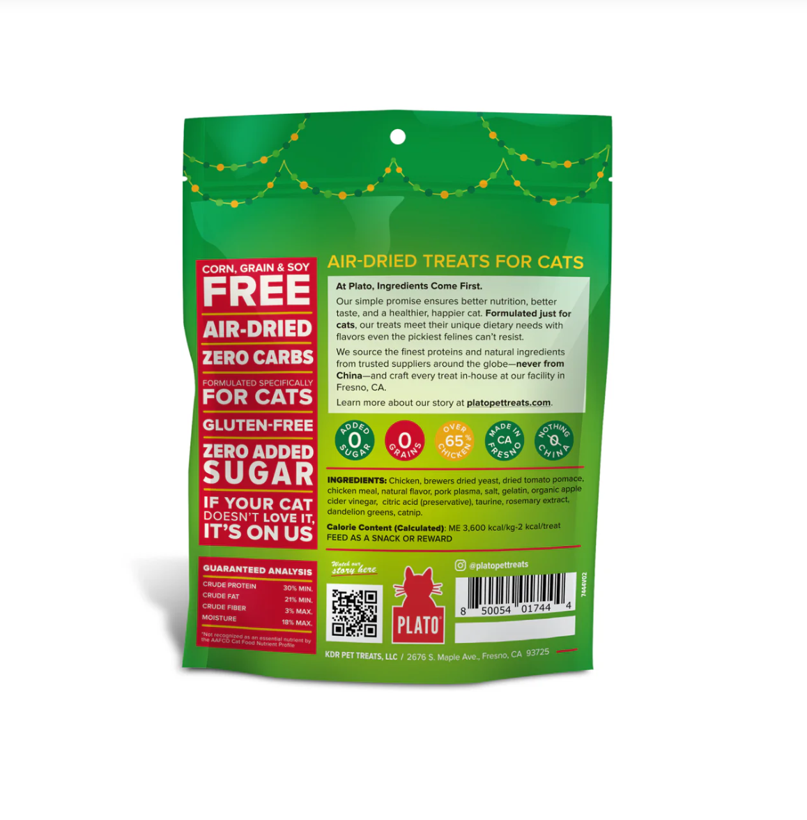 Plato Pet | Chicken & Catnip Treats