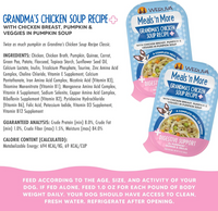Weruva Grandma's Soup wet dog food shown in feeding context or alternative product angle