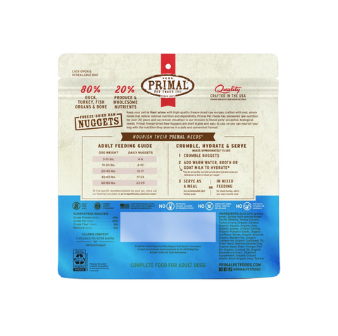 Primal | Freeze-Dried | Duck Nuggets