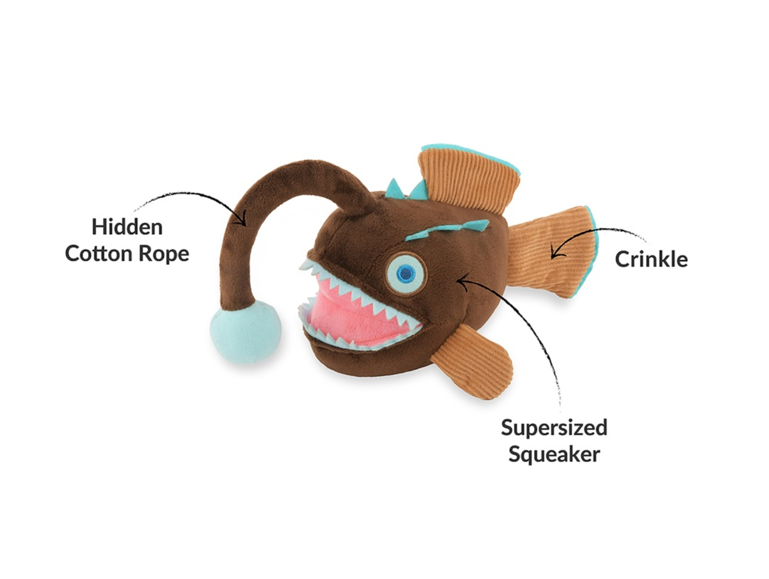 P.L.A.Y. Ocean Buddies - Angler Fish | P.L.A.Y. | Dog Dish P.L.A.Y. Ocean Buddies - Angler Fish | P.L.A.Y. | Dog Dish